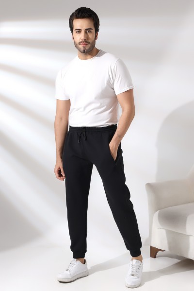 Şardonlu Cepleri Fermuarlı Üç İplik Paçası Kaşkorseli Eşofman Altı 21504 SİYAH Şardonlu Cepleri Fermuarlı Üç İplik Paçası Kaşkorseli Eşofman Altı 21504 SİYAH