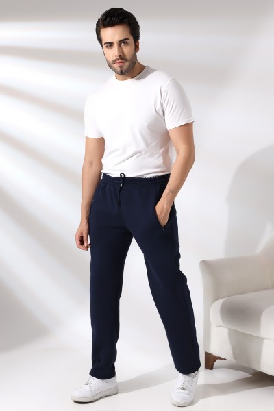 Şardonlu Cepleri Fermuarlı Üç İplik Eşofman Altı 21506 LACİVERT Şardonlu Cepleri Fermuarlı Üç İplik Eşofman Altı 21506 LACİVERT