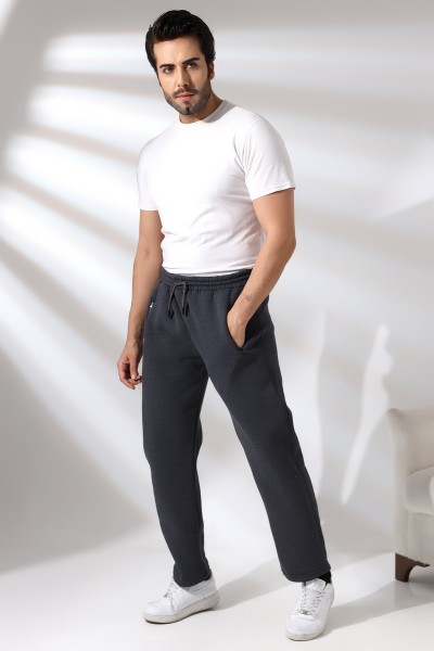 Şardonlu Cepleri Fermuarlı Üç İplik Eşofman Altı 21506 ANTRASİTMELANJ Şardonlu Cepleri Fermuarlı Üç İplik Eşofman Altı 21506 ANTRASİTMELANJ