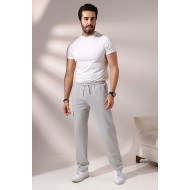 Erkek Düz Paça Eşofman 21569 GRİMELANJ