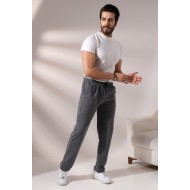 Erkek Düz Paça Eşofman 21569 FÜME