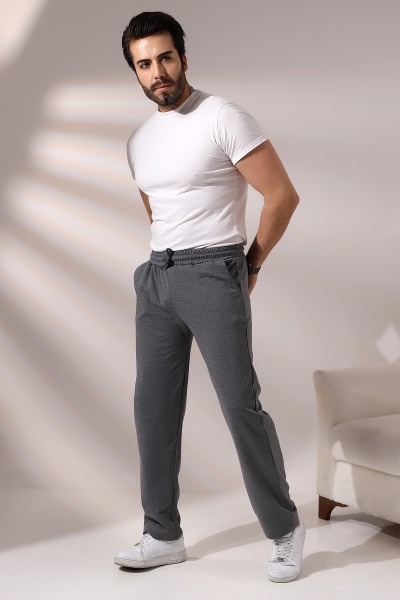 Erkek Düz Paça Eşofman 21569 FÜME Erkek Düz Paça Eşofman 21569 FÜME