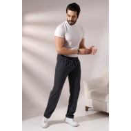 Erkek Düz Paça Eşofman 21569 ANTRASİTMELANJ
