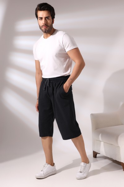 Erkek Uzun Kapri Şort 20655 ANTRASİTMELANJ Erkek Uzun Kapri Şort 20655 ANTRASİTMELANJ