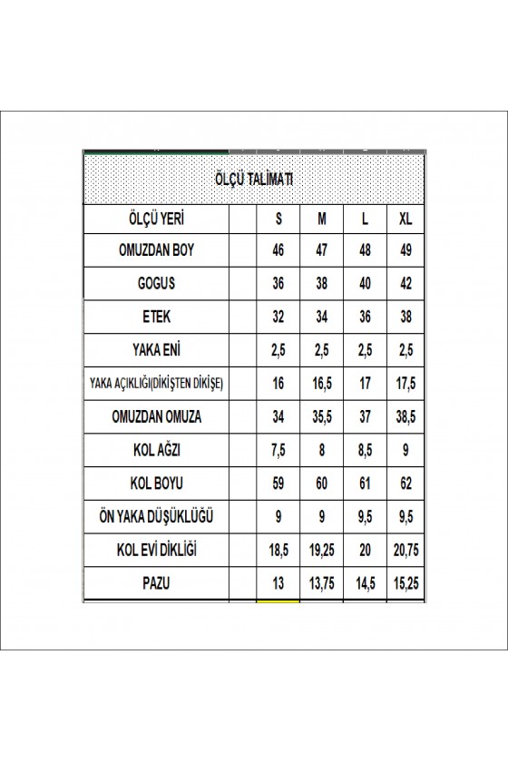 Bisiklet Yaka Penye Kompakt Esnek Kumaş Uzun Kol Bluz 21651 BEYAZ