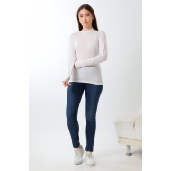 Kadın Parmak Detaylı Body 21756 BEYAZ