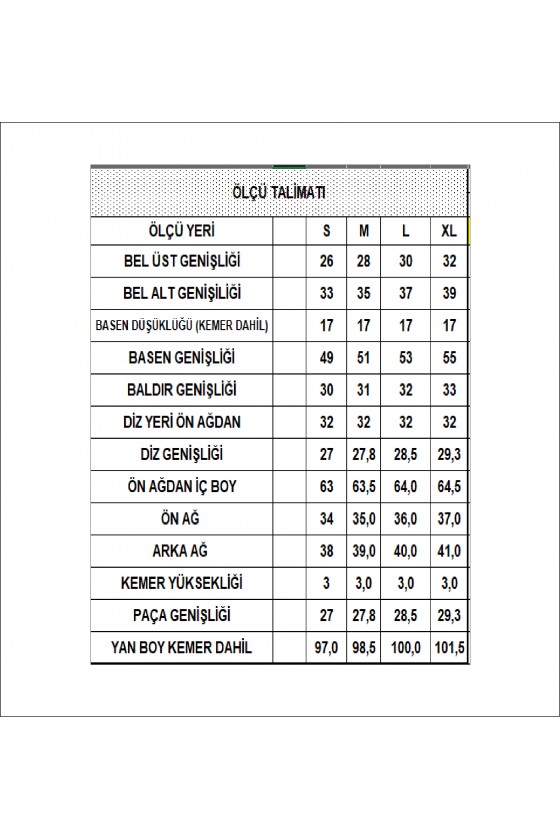 Bürümcük Kumaş Salaş Pantolon 21106 TAŞ