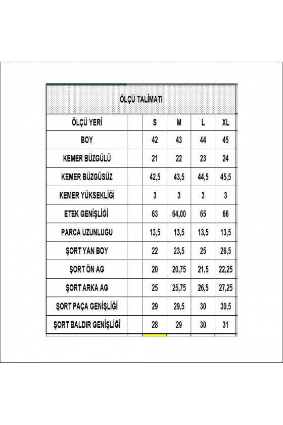 Bürümcük Kumaş Yandan Fermuarlı Şortlu Etek 21135 BENETTON YEŞİLİ