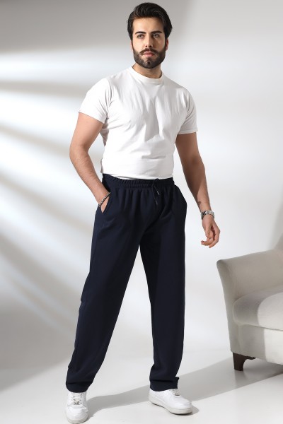 Erkek Düz Paça Eşofman 21569 LACİVERT Erkek Düz Paça Eşofman 21569 LACİVERT