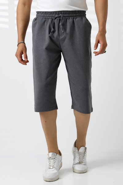 Erkek Uzun Kapri Şort 20655 FÜME Erkek Uzun Kapri Şort 20655 FÜME