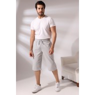 Erkek Uzun Kapri Şort 20655 GRİMELANJ