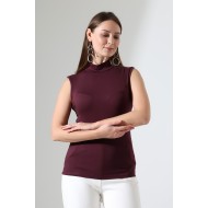 Kadın Kolsuz Body 21757 MÜRDÜM