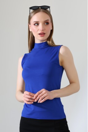 Kadın Kolsuz Body 21757 SAKS