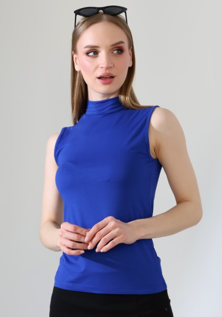 Kadın Kolsuz Body 21757 SAKS