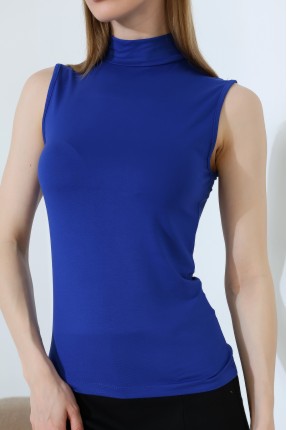 Kadın Kolsuz Body 21757 SAKS