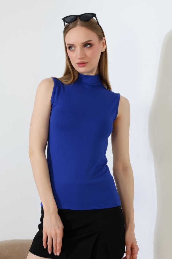Kadın Kolsuz Body 21757 SAKS
