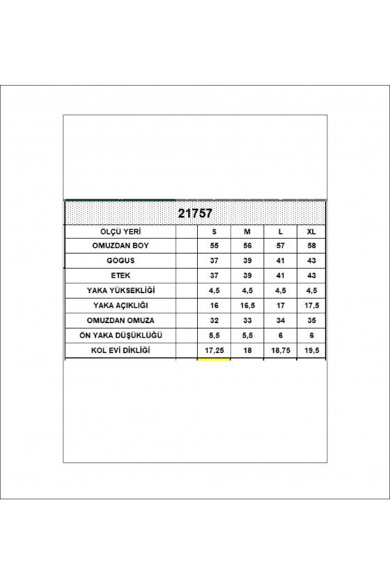 Kadın Kolsuz Body 21757 SAKS