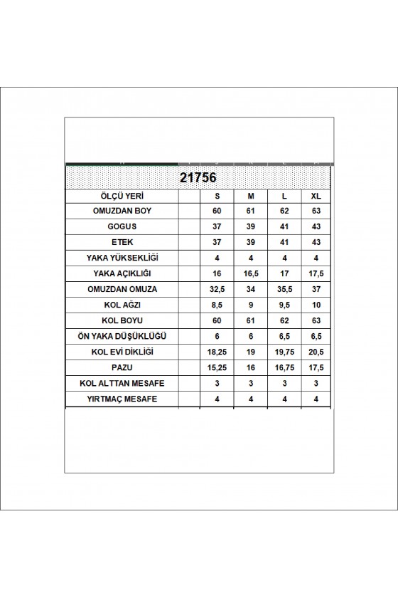 Kadın Parmak Detaylı Body 21756 SOĞAN