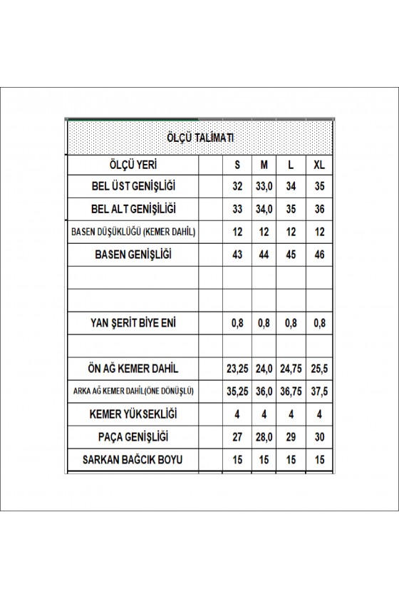 Kadın Şort 19413 KIRMIZI