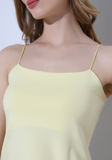 Lastik İp Askılı Atlet 21563 AÇIK SARI