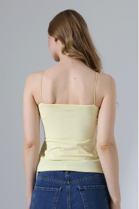 Lastik İp Askılı Atlet 21563 AÇIK SARI