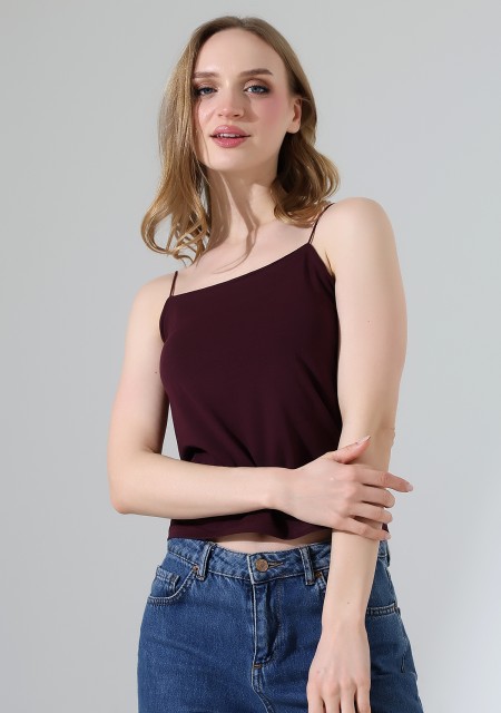 Lastik İp Askılı Atlet 21563 MÜRDÜM