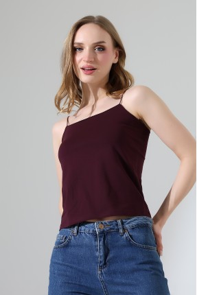 Lastik İp Askılı Atlet 21563 MÜRDÜM