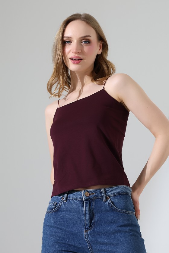 Lastik İp Askılı Atlet 21563 MÜRDÜM