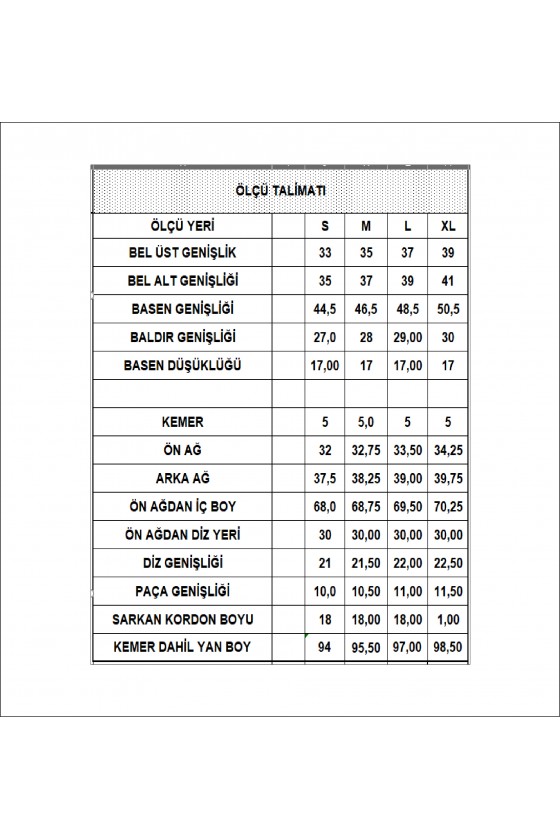 Önü Çımalı Paçası Lastikli Eşofman 21304 GRİMELANJ