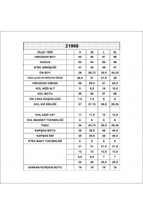 Geniş Rahat Kesim Önü Oval Kesim Kapuşonlu Kanguru Önden Cepli Crop Kolları Geniş Kadın Sweatshirt 21968 SİYAH