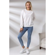 Oversize Sweatshirt 20814 EKRU