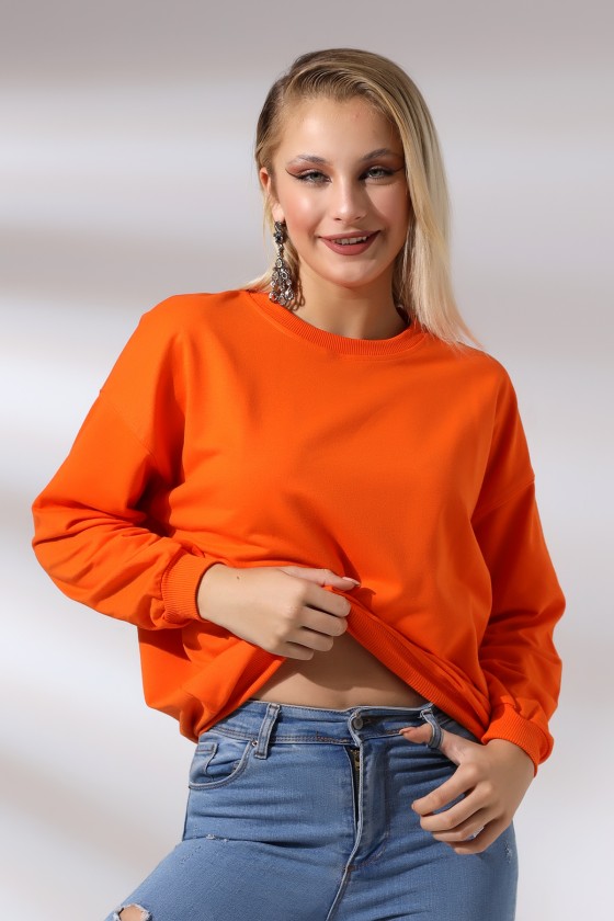 Oversize Sweatshirt 20814 ORANJ