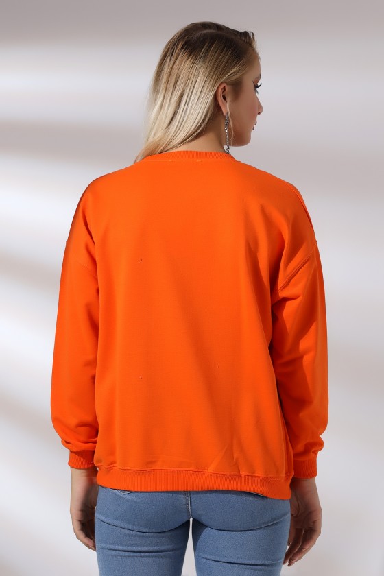 Oversize Sweatshirt 20814 ORANJ