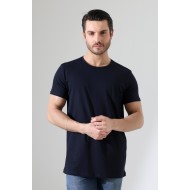 Regular Fit Erkek T- Shirt 19952 LACİVERT