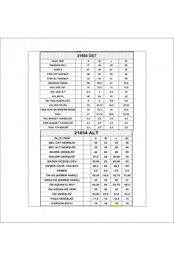 Şardonlu Basic Eşofman Takımı 21654 EKRU