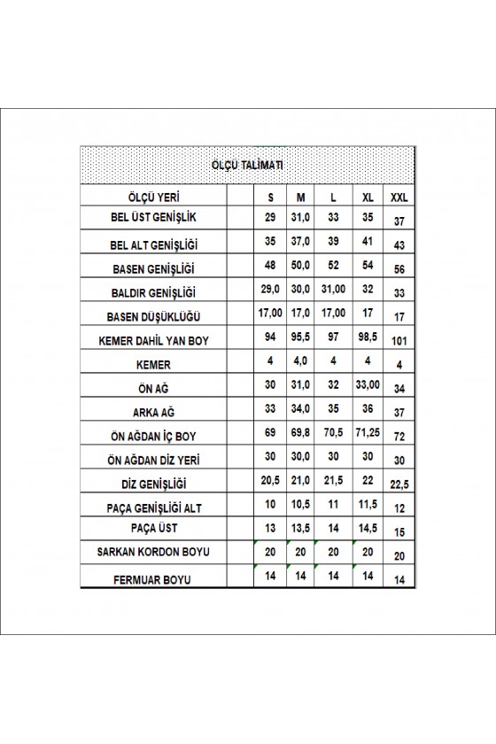 Şardonlu Cepleri Fermuarlı Üç İplik Paçası Kaşkorseli Eşofman Altı 21504 GRİMELANJ