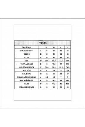 Kadın 3'Lü Paket Balıkçı Yaka Kompakt Penye Esnek Uzun Kol Bluz 39833 SİYAH-BEYAZ-SAKS