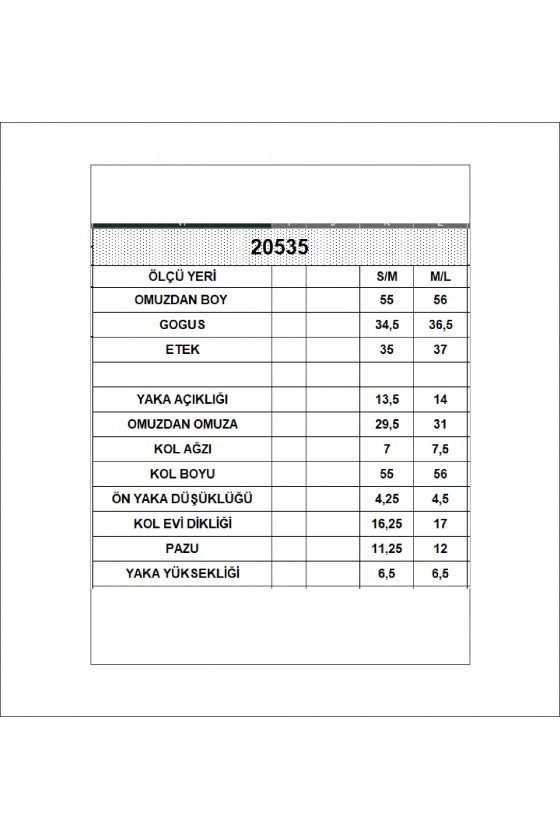 Yarım Balıkçı Yaka Uzun Kol Kaşkorse Bluz 20535 FÜME